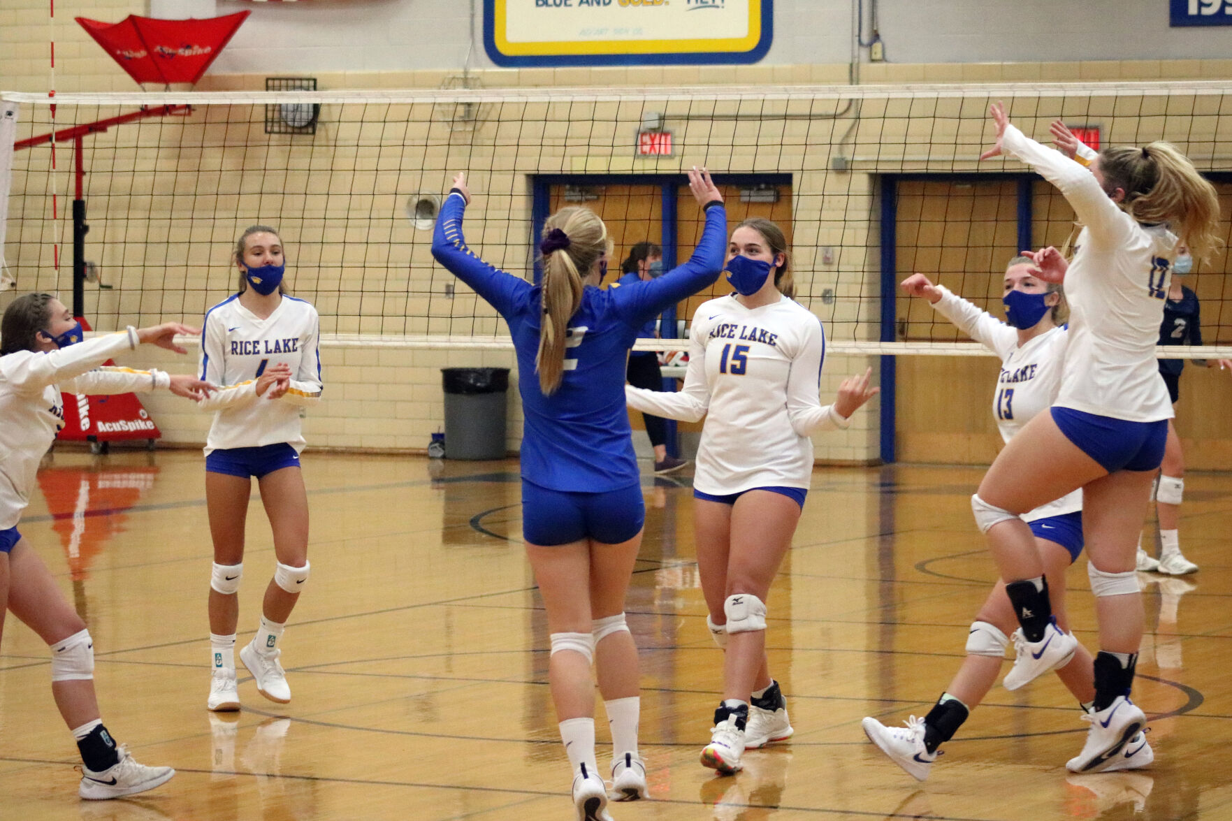 Rice Lake volleyball vs. Hudson 10-5-20